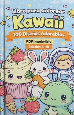 Libro para Colorear Kawaii - Portada